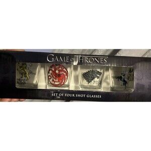 GAME OF THRONES Shot Glasses - Set of 4 - HBO official